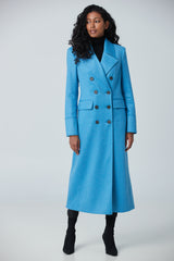 Maxi double breast coat