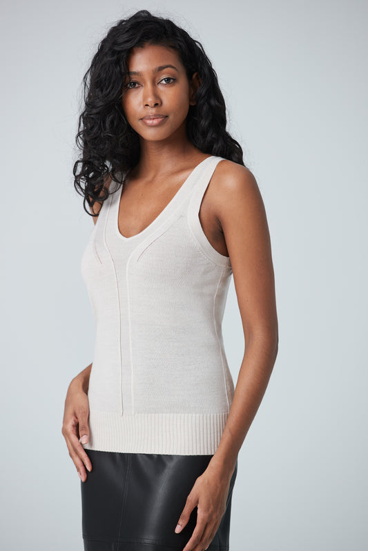 Camisole mélange mérino
