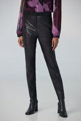 Hybrid leather legging