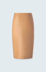 Pencil skirt with front vent