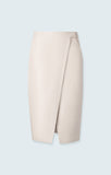 Pencil skirt with front vent