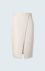 Pencil skirt with front vent