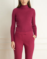 Wool Blend Turtle Neck
