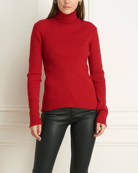 Wool Blend Turtle Neck