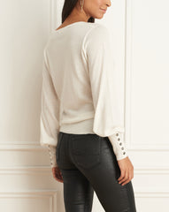 Merino Blend V-Neck Sweater