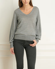 Merino Blend V-Neck Sweater