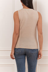 Cami sweater with side rib