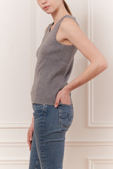 Cami sweater with side rib