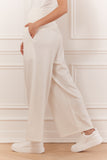 Pantalon large en tricot