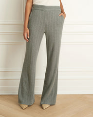 Pinstripe Wide Leg Pant