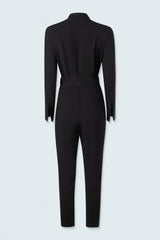 Stretch crepe jumpsuit