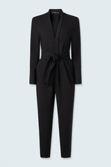 Stretch crepe jumpsuit