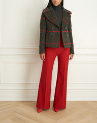 2 Tone Stretch Wide Leg Pant