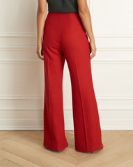 2 Tone Stretch Wide Leg Pant